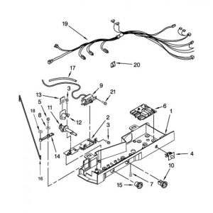Whirlpool WPW10583800 Refrigerator Temperature Control Replacement