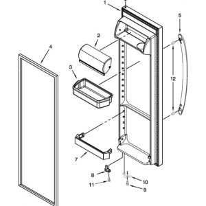 Whirlpool WP2187172K Cantilever Door Bin