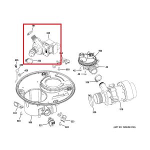 General Electric WD19X24829 Dishwasher Drain Pump Kit