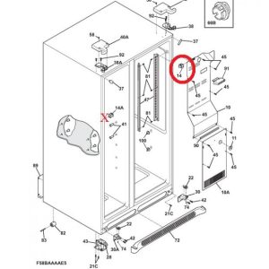 240505801 Refrigerator Light Switch