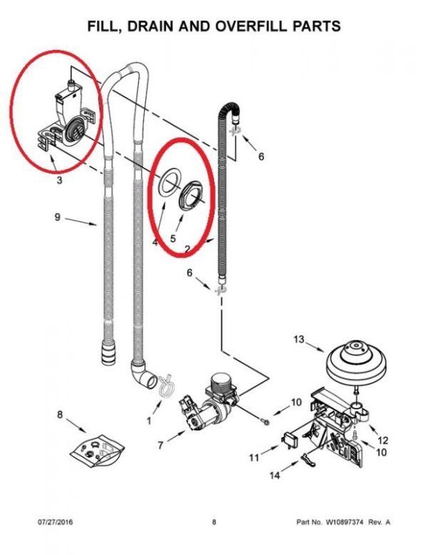 Whirlpool WPW10195536 VALVE-INLT