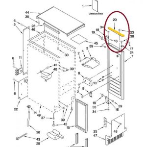 NLA 2208492T Door Handle-Icemaker