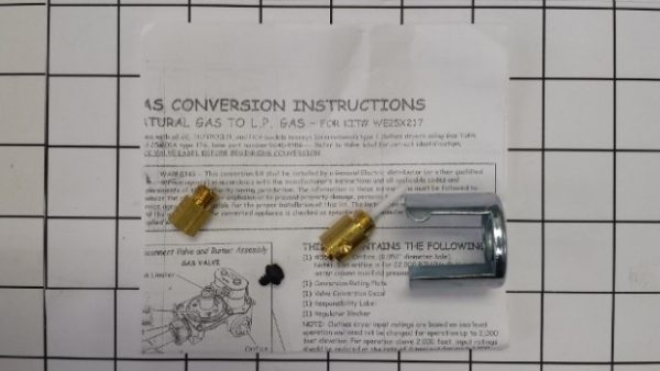 GE WE25X217 Gas Dryer LP Conversion Kit