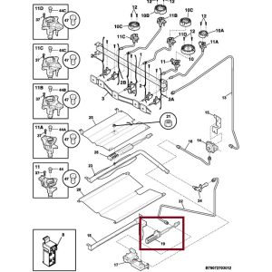 316489403 Gas Oven Bake Igniter