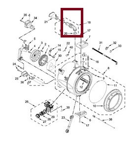 Whirlpool WPW10568614 Washer Vent Hose