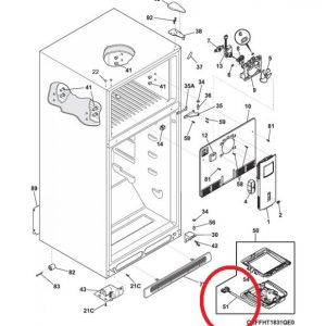 808700401 Refrigerator Wiring Harness