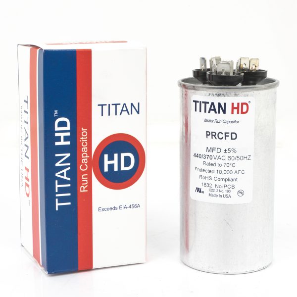 PRCFD455A Dual Run Capacitor 45/5/440-370V