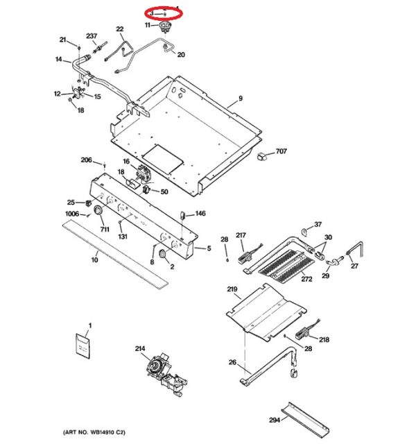 WB28K10555 LP Conversion Kit Asm NLA