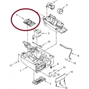 Whirlpool W11034363 Ice Machine Electronic Control Board