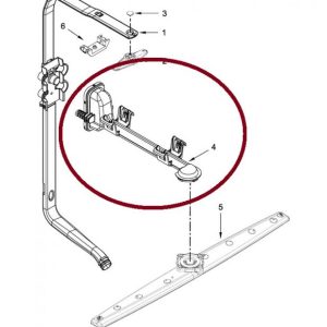 Whirlpool WPW10340542 DW Center Manifold