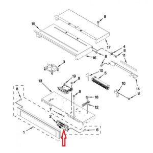 Whirlpool WPW10496841 Navigator Board Assem