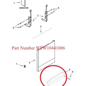 Whirlpool WPW10441006 Access Panel