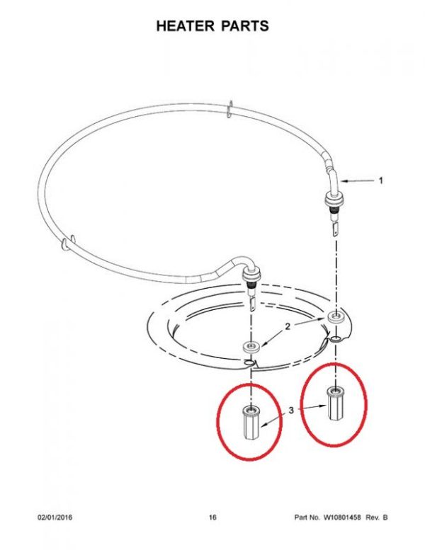Whirlpool WPW10687139 Nut-Terminal