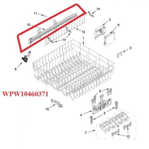 Whirlpool WPW10460371 Track
