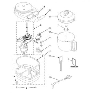 NLA WPW10575756 Food Processor Bowl