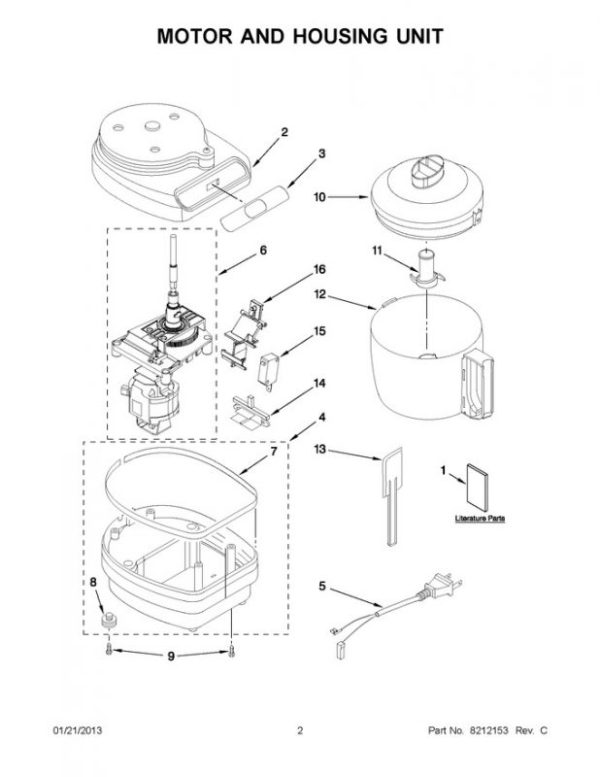 NLA WPW10575756 Food Processor Bowl