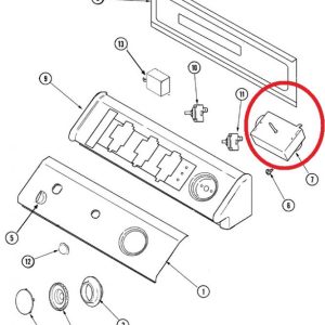 Whirlpool WP33001624 Dryer Timer