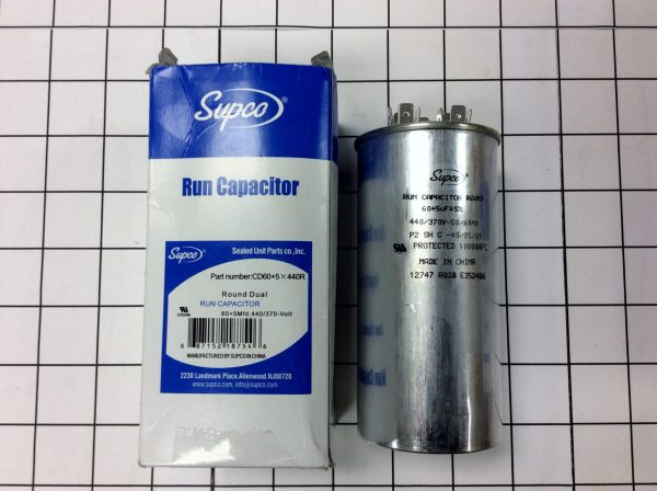 Supco CD60+5X440R Dual Run Capacitor