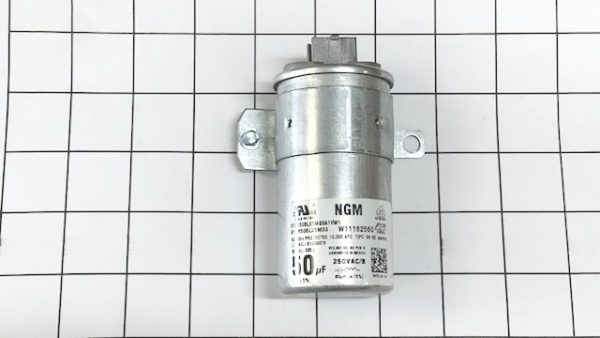 Whirlpool W11395618 WASHER RUN CAPACITOR 50uf