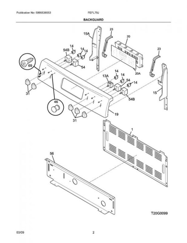 316462868 Electronic Oven Control