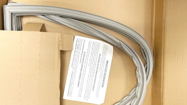 Whirlpool W10830283 Refrigerator Door Gasket (Gray, Left)