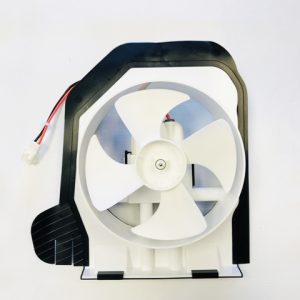 WR17X24348 GE Refrigerator Condenser Fan Motor and Shroud