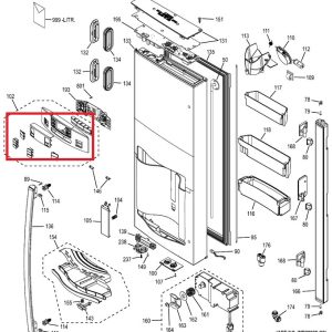 WR17X13200 Dispenser Display Asm
