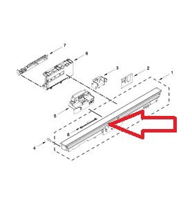 Whirlpool WPW10481130 Control Panel Assembly – Genuine Replacement Part
