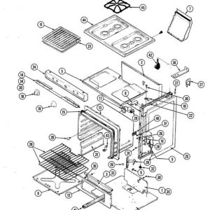 NLA 7212P001-60 Oven door gasket seal