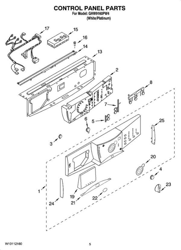 Whirlpool WP8182696 Electronic Washer Control – Genuine Replacement Part