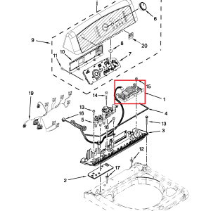 Whirlpool WPW10583051 Electronic Control