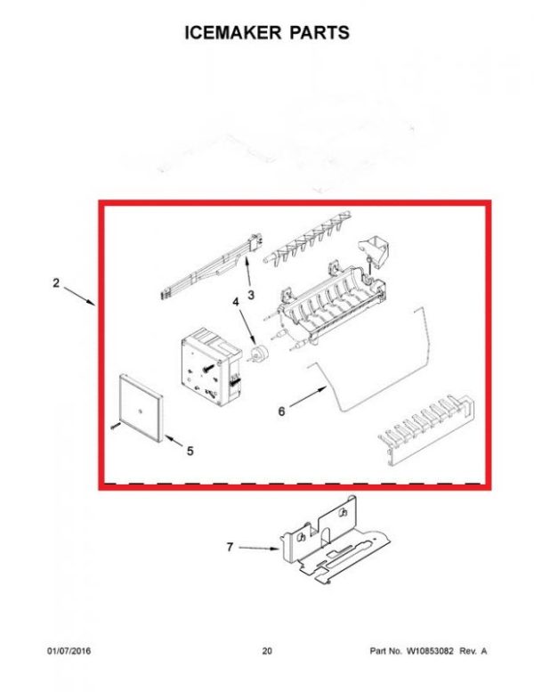 Whirlpool W10886931 Refrigerator Ice Maker Assembly – Genuine Replacement Part