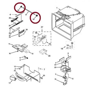 Whirlpool 12002497 KIT DRAWER
