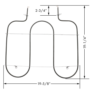 840993011115 Oven Broil Element W10856603