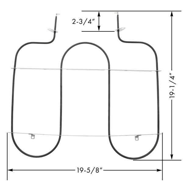 840993011115 Oven Broil Element W10856603