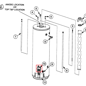 A.O.Smith 100111369 Gas Valve Assembly
